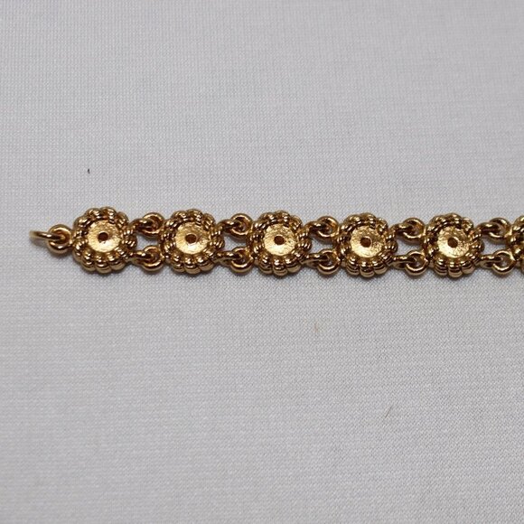 Vintage Joan Rivers Gold-Tone Crystal Bracelet - Picture 12 of 15